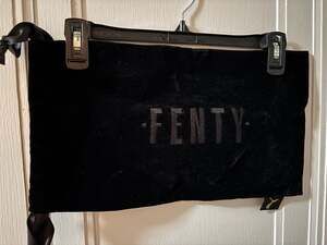 Fenty x Puma by Rihanna Black Velvet Drawstring Shoe Dust Bag